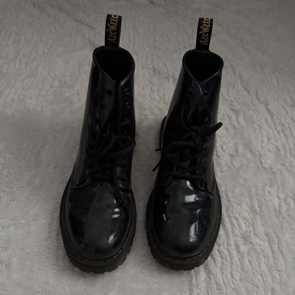 Dr. Martens Black Lace-Up Women's Boots